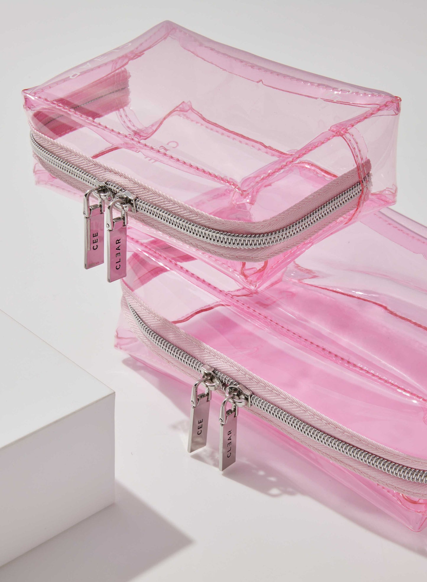 BLUSH SMALL + MINI COSMETIC CASE SET