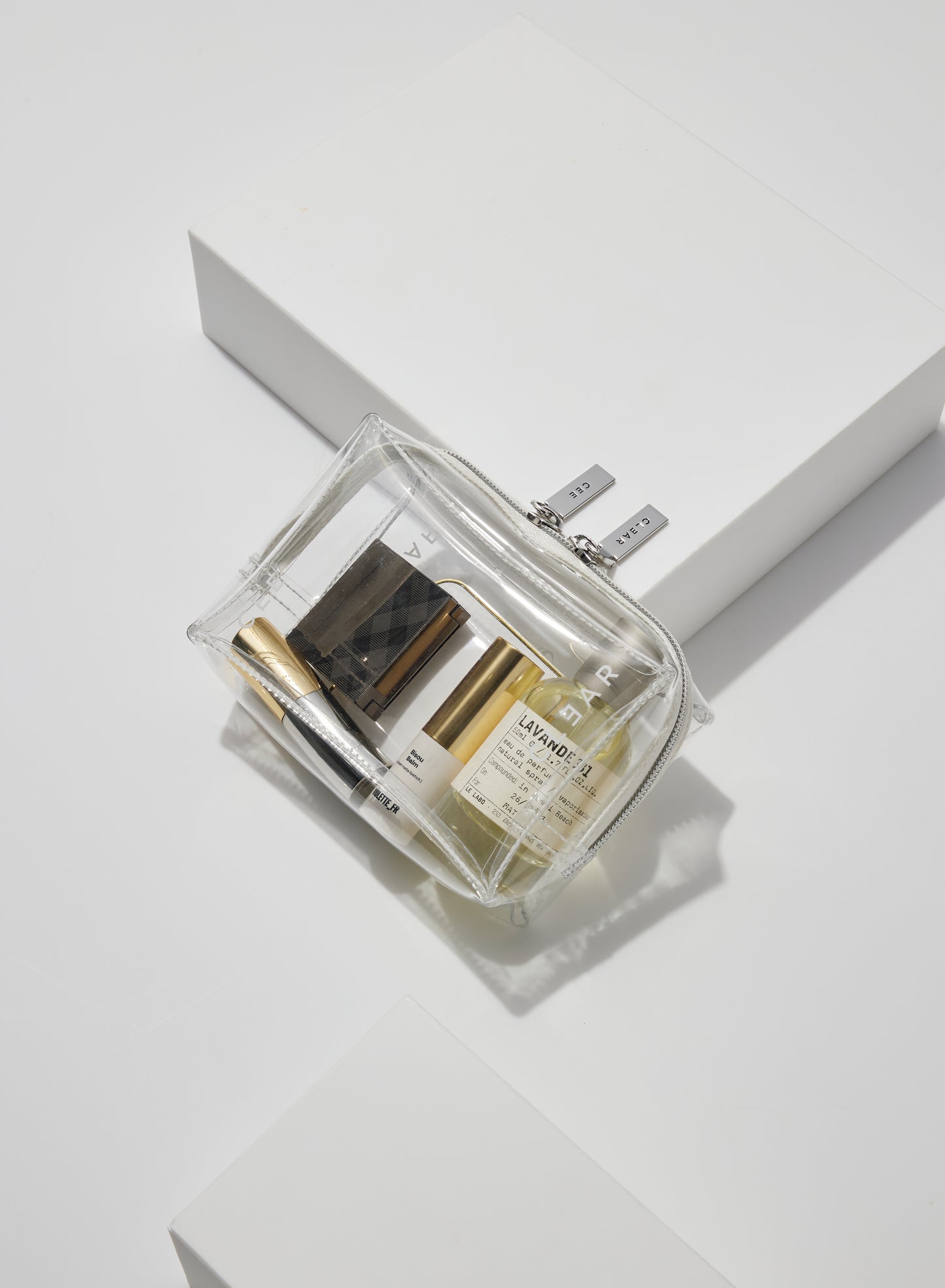 CLEAR MINI COSMETIC CASE