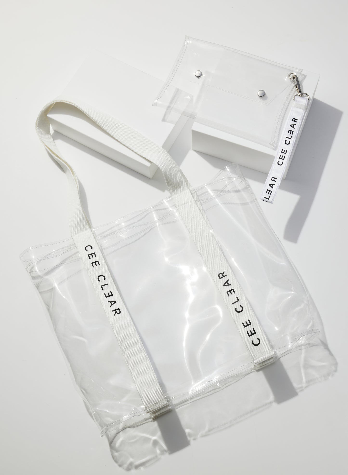 CLEAR TRAVEL LARGE BAG SET